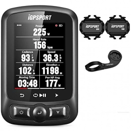 iGPSPORT Accessories iGPSPORT iGS620 Bike Computer Wireless Waterproof GPS 2.2inch color LCD Bicycle Computer with WiFi / ANT+ / Bluetooth combo pack with Heart Rate monitor bike mount Cadence Speed Sensor (Combo 3)