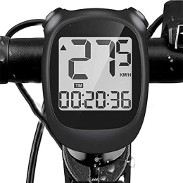 J & J Cycling Computer J & J Heatile Wireless Bike Computer, IPX6 Waterproof Cycling Computer, Bicycle Speedometer and Odometer with 1.6 Inch LCD Display Backlight