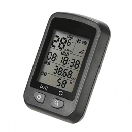 Jenghfnifer Cycling Computer Jenghfnifer Bike Computer Rechargeable Bike GPS Computer IPX6 Waterproof Auto Backlight Screen Odometer With Mount Bicycle Odometer (Color : Black, Size : One size)