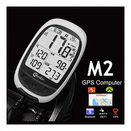 JYSL Accessories JYSL Wireless Bicycle Computer Bike Speedometer With Speed & Cadence Sensor Can Connect Bluetooth ANT+(SET A Heart Rate Monitor) (Color : C M2 GPS)