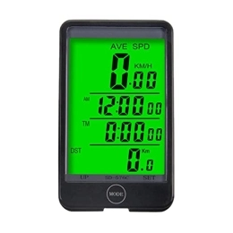 Koliyn Accessories koliyn Bicycle wireless code meter, multi-function bicycle speedometer, odometer, backlight, waterproof LCD display, outdoor riding equipment