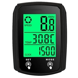 Koliyn Accessories koliyn Multi-function bike computer with touch button Wired waterproof speedometer odometer LCD backlit display Suitable for outdoor cycling gear