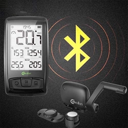 KUANGQIANWEI Bike accessories Wireless Bike Computer Stopwatch Speedometer Outdoor Sports Speed Cadence Sensor Odometer USB Rechargeable M4 BT4.0 bike computer (Color : M4)