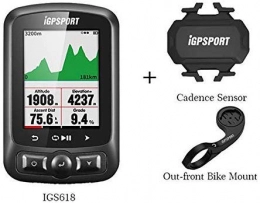 LFDHSF Accessories LFDHSF Bike Computer, Bluetooth Speedometer Bicycle Digital Stopwatch (Cadence Sensor +Out-Front Bike Mount)