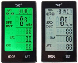 LFDHSF Cycling Computer LFDHSF Cycling Computers, Waterproof Bicycle Speedometer Odometer Backlight LCD Display Tracking Distance Speed Time