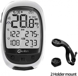 LFDHSF Cycling Computer LFDHSF Wireless GPS Bicycle Computer Riding Odometer Speedometer, Outdoor Sports Waterproof Backlight FSTN Bluetooth ANT+ Bicycle Code Table