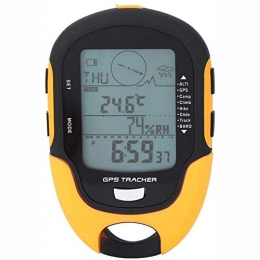 LHFD Outdoor Mini Handheld Gps Navigation, Advanced Gps Bike Computer, Tracker Digital Location Finder Barometer Altimeter Compass Locator Multifunction For Biking Hiking Wild Exploration