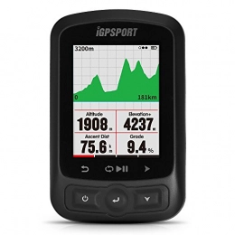 Lixada  Lixada GPS Cycling Computer IGS618 ANT+ Function with Road Map Navigation Cycling GPS Computer Odometer with Mount