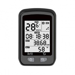 LPsweet Accessories LPsweet Bicycle Computer Odometer, Waterproof Road Bike MTB Bicycle Bluetooth, LCD Display-Tracking Distance Avs Speed Time, Black