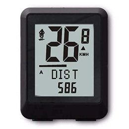 Lwieui Accessories Lwieui Bike Computer Wireless 22 Functions Waterproof LCD 5 Languages Bike Computer Odometer Speedometer for Fitness Fanatic (Color : Black, Size : ONE SIZE)