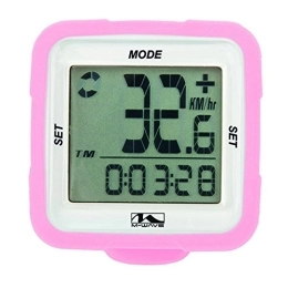 M-Wave Accessories M-Wave Unisex's Softouch Cycling Computer, Pink, Universal