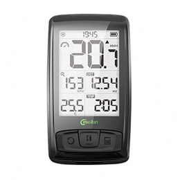  Cycling Computer M4 IPX5 Waterproof Bluetooth V4.0 Wireless Bike Computer Cycling Stopwatch Speedometer Speed Cadence Sensor Odometer with 2.5 inch Screen