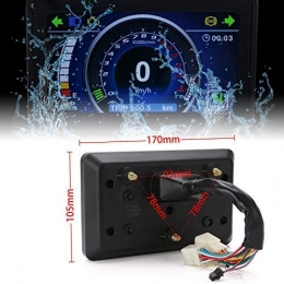 Mcottage Motorcycle LCD Screen Speedometer Digital Waterproof Multi-function Odometer