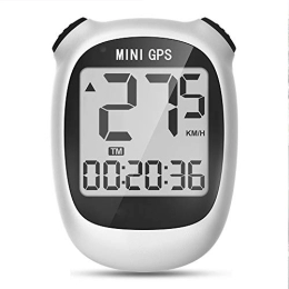 Home gyms Accessories Mini GPS bicycle computer, wireless bicycle speedometer, bicycle odometer, bicycle computer, IPX6 waterproof bicycle computer, bicycle accessories white outdoor bicycle men and women teenagers cyclist