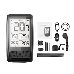 MiOYOOW Cycling Computer MiOYOOW Bike Computer, GPS Bike Tracker Waterproof Cycling Computer with 2.5'' LCD Display Bluetooth Bicycle Code Table for All Bikes Electric Bike