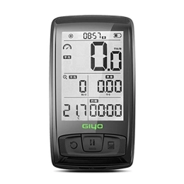 WJJ Cycling Computer Multi Function Bluetooth Wireless Bike Computer, dust-proof Water Resistant Backlight Extra Large Display Speedometer Odometer, Fits Outdoor