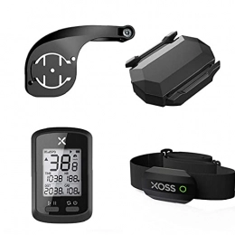 NaiCasy Bike Code Table Heart Rate Sensor Bike Mount Chest Strap Odometer Wireless Waterproof GPS for Mountain Road Bike Riding