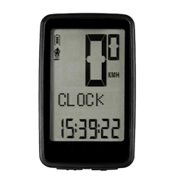 NEHARO Cycling Computer NEHARO Bicycle Speedometer USB Rechargeable Wireless Bike Computer With Cadence Sensor Bicycle Speedometer Odometer (Color : Black, Size : One size)