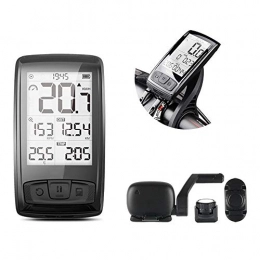 OTENGD Multi Function Bluetooth Wireless Bike Cycling Computer, Water Resistant Bicycle Speedometer Odometer with Extra Large Display, Backlight Waterproof Odometer