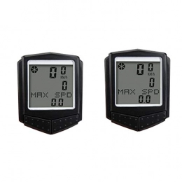 Penigoter Accessories Penigoter Bike Computer Odometer, Cycling Odometer Multi, Multifunctional Bicycle Accessories, Odometer with LCD for Bicycle Enthusiasts