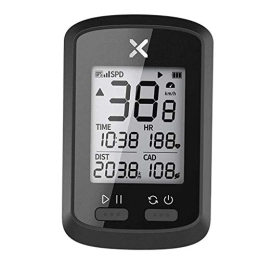 perfeclan Accessories Perfeclan G+ G GPS Bike Computer, Wireless Bluetooth Bike Speedometer Odometer, Rechargeable Cycling Computer with LCD Automatic Backlight Display, IPX7 - G+