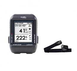 POSMA  POSMA D2 GPS Wireless Cycling Bike Computer Speedometer Odometer Bundle with BHR20 Heart Rate Monitor support Navigation, ANT+ connection, GPX file upload to STRAVA and MapMyRide