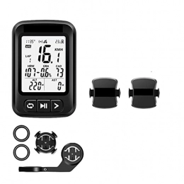 qingqing1001 Cycling Computer qingqing1001 M1 / M2 GPS Bicycle Computer Wireless Speedometer Navigation Bike Odometer ANT+ Cadence Sensor Heart Rate Monitor For Bike (Color : N20S 03)