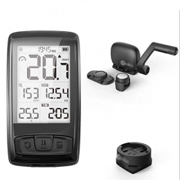 Rain city Accessories Rain city 2.5 Inch Large Screen Bicycle Computer Wireless Bicycle Computer M4 ANT BLE4.0 Speed / Cadence Sensor Waterproof, Portable Bicycle Odometer