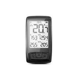 Lesrly-Cycle Cycling Computer Rechargeable Bicycle Computer, Wireless Bicycle Speedometer, Connectable To Heart Rate Belt, Cadence Sensor, Waterproof Stopwatch, Suitable for All Bicycles