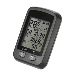 Sarahjers-Sport Accessories Sarahjers-Sport Bicycle Gps Computer Bicycle GPS Computer Rechargeable IPX6 Waterproof Auto Backlight Screen Odometer with Mount Bike Accessories (Color : Black, Size : One size)