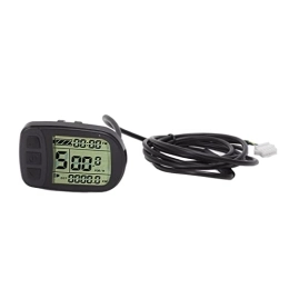 Scooter LCD Display Meter Panel, Bike LCD Display Meter PC Housing 5pin Interface 24V 36V 48V Practical for Cycling