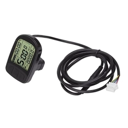 Gedourain Cycling Computer Scooter LCD Display Meter Panel, Waterproof 24V 36V 48V Clear Displaying Bike LCD Display Meter PC Housing Practical for Cycling
