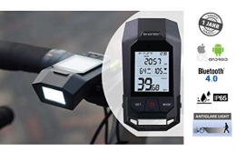 BIKE NOVA Accessories Shanren Raptor II Pro DE Bluetooth Bicycle Computer and Anti-Glare Headlight - LED, Calories, Cadence and Speed Sensor, Heart Rate