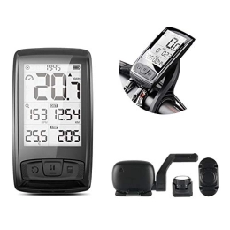Shopps Multi Function Bluetooth Wireless Bike Computer, dust-proof Water Resistant Backlight Extra Large Display Speedometer Odometer, Fits Outdoor Fitness Bikers