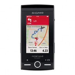 Sigma Sport Accessories Sigma Sport ROX 12.0 Basic, GPS Bike Computer with map navigation and color touch screen, Grey