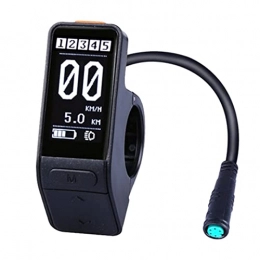 SM SunniMix Accessories SM SunniMix E-Bike Display Mini LCD Display Electric Bicycle Computer Speedometer 8Fun with UART Communication Protocol for EBIKES BBS01 BBS02 and BBSHD Motor Kit