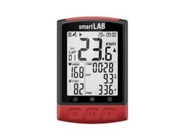 smartLAB Cycling Computer smartLAB bike2 Smart GPS Bicycle Computer with ANT+ & Bluetooth for Cycling | 2.3 Inch Anti-Reflective LCD Display | Bicycle Speedometer with Odometer