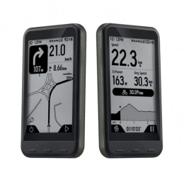TRIMM Accessories trimmOne LITE, New Paradigm GPS Cycling / Bike Computer, Mapping, Navigation, Import / Export GPX File / Black (Device only)