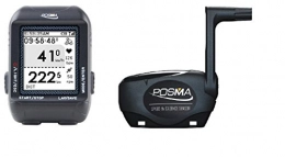 TRYWIN  TRYWIN POSMA D3 GPS Cycling Bike Computer Speedometer Odometer with Navigation, ANT+ Support STRAVA and MapMyRide Bundle with BCB20 Speed / Cadence Sensor