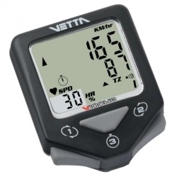 VETTA Cycling Computer V100Hr Wl2X Double Wireless With Hr