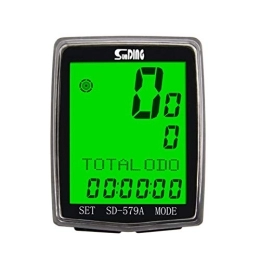 VORCOOL  VORCOOL 1PC Stopwatch High Precision Bike Meter Practical Bike Backlit Odometer Multi-purpose Bike Mileage Code Table Speedometer Multiple Languages Riding Mileage Code Table for Outdoor Riding Use