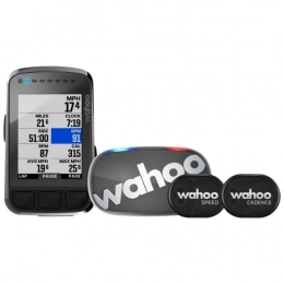 Wahoo Fitness Accessories Wahoo ELEMNT BOLT GPS Cycling / Bike Computer with TICKR Heart Rate Monitor and RPM Cycling Speed & Cadence Sensor