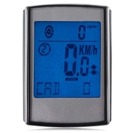 inGoge Accessories Water Resistant Wireless Cadence Heart Rate Speed 3 in 1 Cycle Computer Speedometer with LCD Backlight