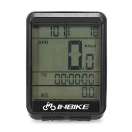 WJSW Cycling Computer WJSW Wire / Wireless Cycling Bike Computer Bicycle LED Speedometer Odometer Backlight LCD Screen Waterproof Tachometer