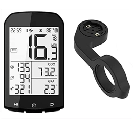 WJY Bike Computer Wireless, GPS Cycle Computers Wireless, 2.9 Inch LCD Display Bicycle Speedometer and Odometer, Waterproof Bicycle Speedometer and Odometer ANT+ Bluetooth Compatible with App