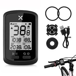 WOTOW Accessories WOTOW GPS Bike Computer, Wireless Cycling Speedometer Waterproof Bicycle Odometer Bluetooth ANT+ Sensor Support USB Rechargeable with 1.8” LCD Auto Wake-up Backlight Motion Sensor for Road MTB Riding
