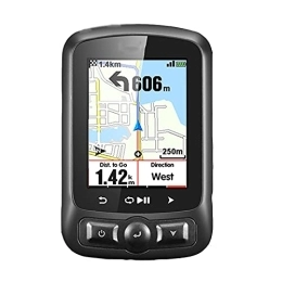 WSXKA Cycling Computer WSXKA GPS Bike Computer, Wireless Bluetooth Bike Speedometer and Odometer with LCD Automatic Backlight Display, IPX7 Waterproof Fits All Bikes for Outdoor Road Cycling and Fitness