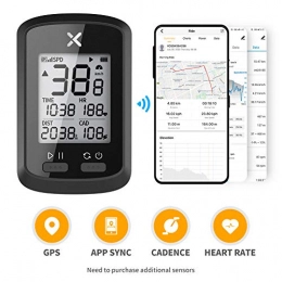 XOSS Accessories XOSS Bike Computer G+ Wireless GPS Speedometer Waterproof Road Bike MTB Bicycle Bluetooth ANT+ can Connect with Cadence Sensors(XOSS G+)