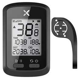 XOSS Accessories XOSS G+ GPS Bike Computer with Bicycle Mount, Bluetooth ANT+ Cycling Computer, Wireless Bicycle Speedometer Odometer, Waterproof MTB Tracker (Support Heart Rate Monitor & Cadence Sensor)