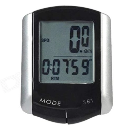 Yaunli Cycling Computer yaunli Bicycle odometer 11 Function LCD Wire Bike Bicycle Computer Speedometer Odometer Waterproof bicycle odometer (Color : Black, Size : ONE SIZE)